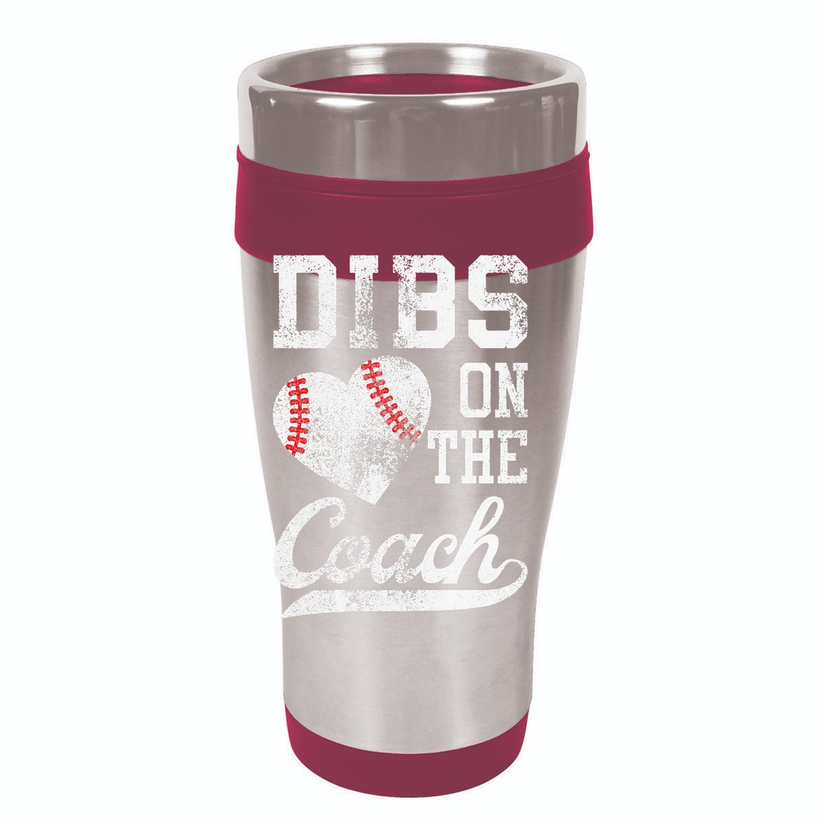 Dibs On The Coach Funny Coachs Wife Quote Cool Baseball Mom Womens Tank Top
