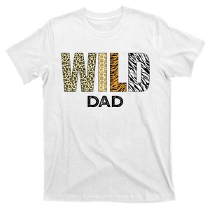 Dad Of The Wild One Zoo Birthday Safari Jungle Animal T-Shirt