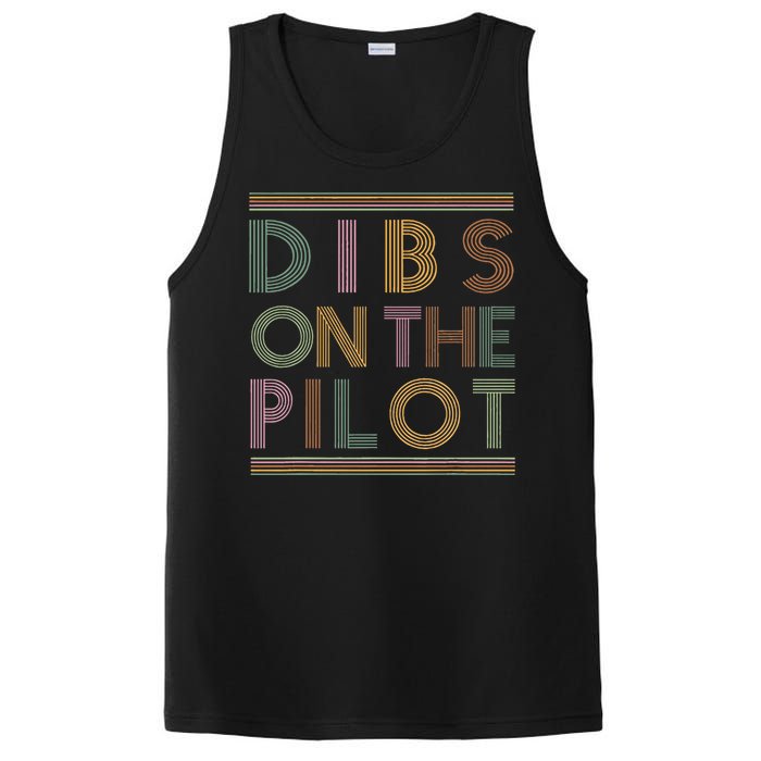 Dibs on the Pilot's wife Pilot's girlfriend Airman's Wife PosiCharge Competitor Tank