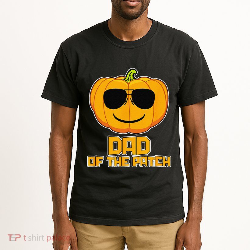 Dad Of The Patch Pumpkin Halloween Candy Corn Carving Spooky Tall T-Shirt