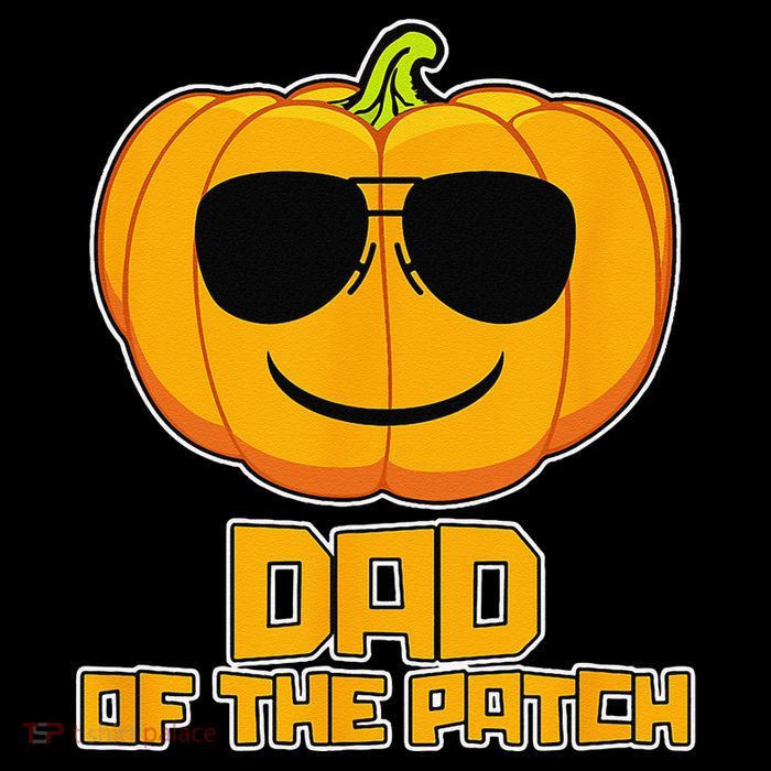 Dad Of The Patch Pumpkin Halloween Candy Corn Carving Spooky Drawstring Bag