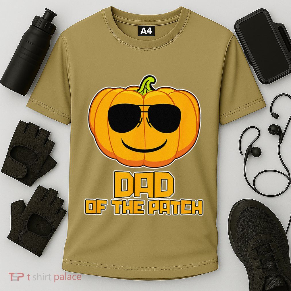 Dad Of The Patch Pumpkin Halloween Candy Corn Carving Spooky Performance Shirt