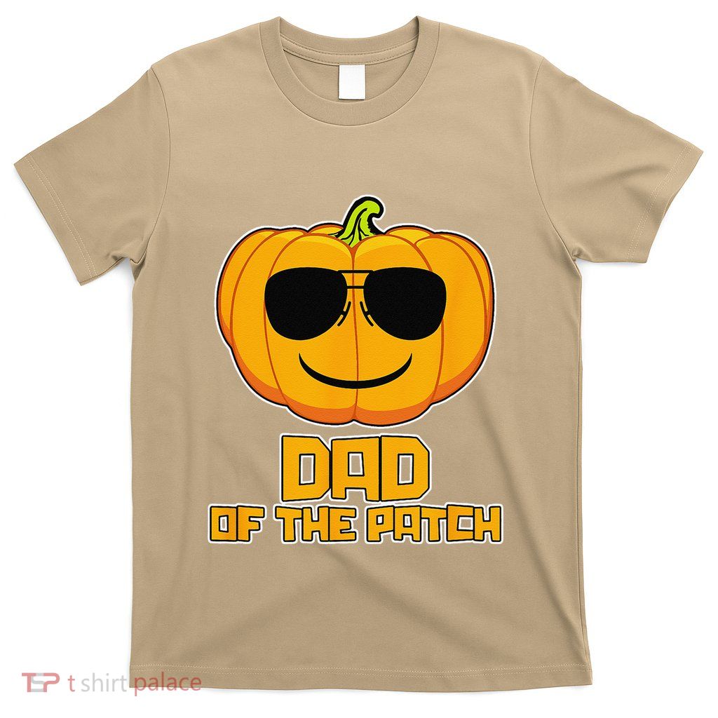 Dad Of The Patch Pumpkin Halloween Candy Corn Carving Spooky T-Shirt