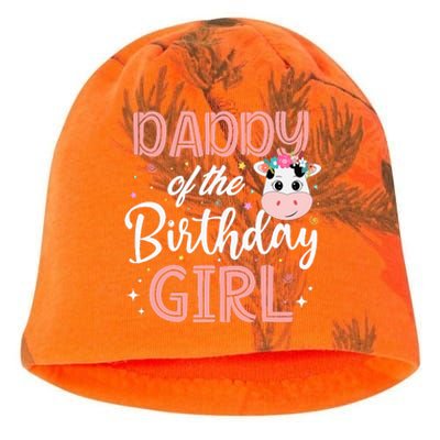 Daddy Of The Birthday Cow Farm gift Birthday Kati - Camo Knit Beanie