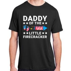 Dad Of The Little Firecracker 4th Of July Dad Future Father Cute Gift Adult ChromaSoft Performance T-Shirt