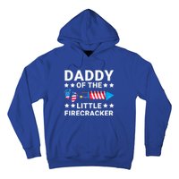 Dad Of The Little Firecracker 4th Of July Dad Future Father Cute Gift Hoodie