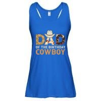 Dad Of The Birthday Cowboy Birthday Western Rodeo Party  Ladies Essential Flowy Tank