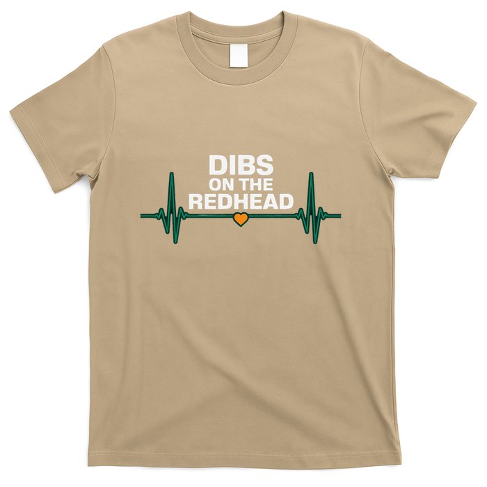 Dibs On The Redhead Funny St Patricks Day Drinking T-Shirt