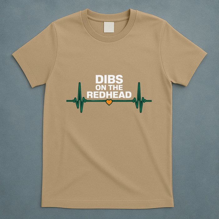 Dibs On The Redhead Funny St Patricks Day Drinking T-Shirt