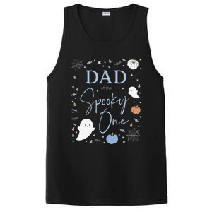 Dad Of The Spooky One First Birthday Blue 1st Halloween PosiCharge Competitor Tank