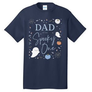 Dad Of The Spooky One First Birthday Blue 1st Halloween Tall T-Shirt