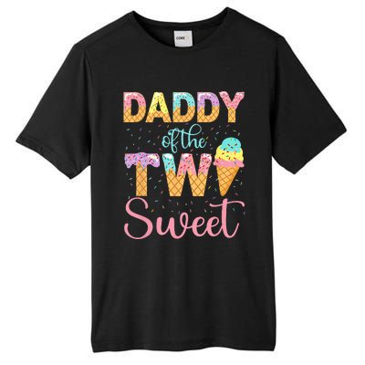 Daddy Of The Two Sweet Birthday Girl Ice Cream 2nd Tall Fusion ChromaSoft Performance T-Shirt