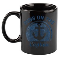 Dibs On The Captain Funny Boating Boat Lover 11oz C Handle Ceramic Mug