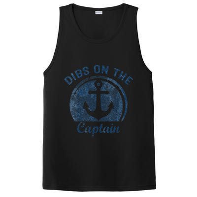 Dibs On The Captain Funny Boating Boat Lover PosiCharge Competitor Tank
