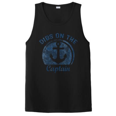 Dibs On The Captain Funny Boating Boat Lover PosiCharge Competitor Tank