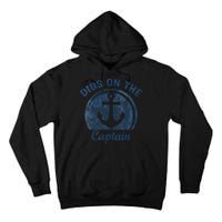 Dibs On The Captain Funny Boating Boat Lover Tall Hoodie
