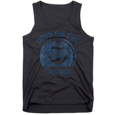 Dibs On The Captain Funny Boating Boat Lover Tank Top
