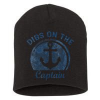 Dibs On The Captain Funny Boating Boat Lover Short Acrylic Beanie