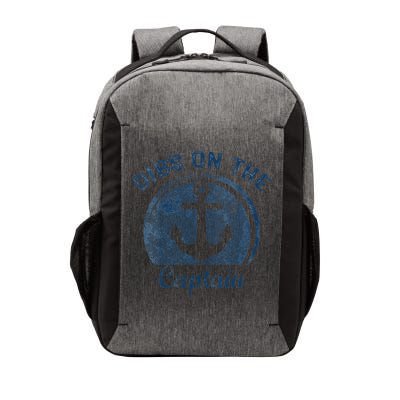 Dibs On The Captain Funny Boating Boat Lover Vector Backpack