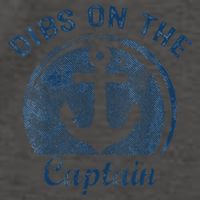 Dibs On The Captain Funny Boating Boat Lover Vector Backpack