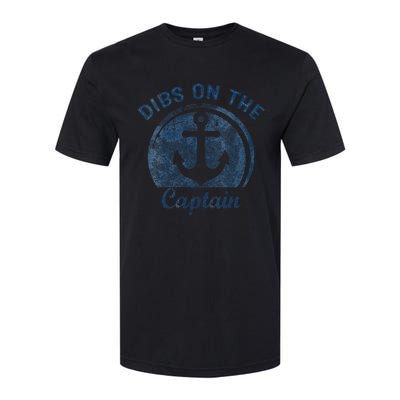 Dibs On The Captain Funny Boating Boat Lover Softstyle CVC T-Shirt