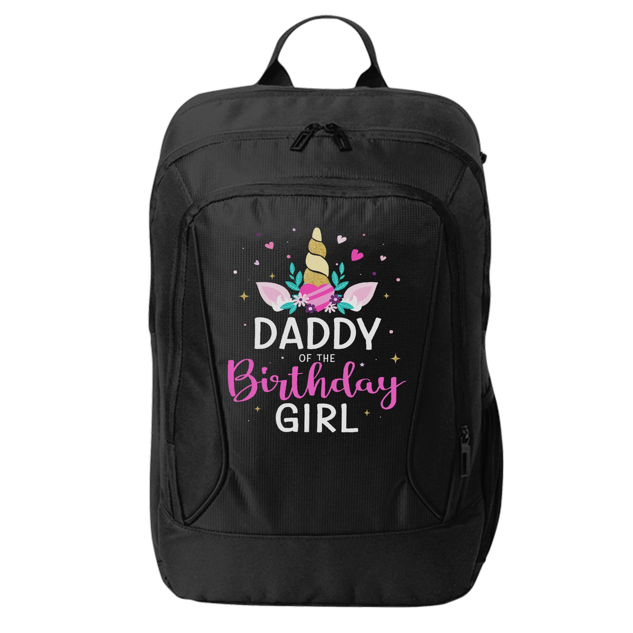 Daddy Of The Birthday Girl Matching Family Unicorn Party City Backpack