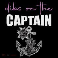 Dibs On The Captain Funny Boating Drawstring Bag