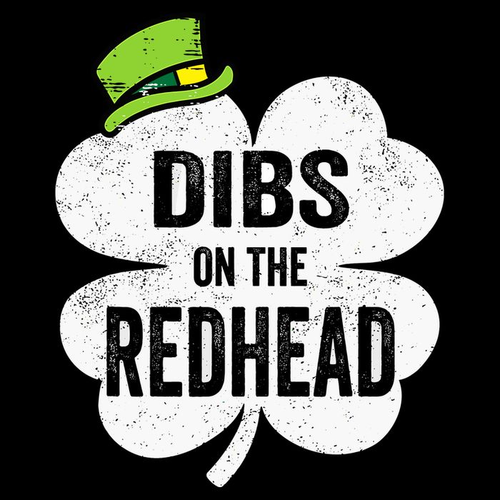 Dibs On The Redhead Funny St Patricks Day Drinking 16 in Basic Backpack