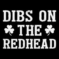 Dibs On The Redhead Flat Bill Trucker Hat