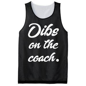 Dibs On The Coach For Coach's Wife Funny Baseball Tee Mesh Reversible Basketball Jersey Tank