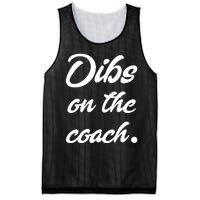 Dibs On The Coach For Coach's Wife Funny Baseball Tee Mesh Reversible Basketball Jersey Tank