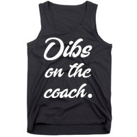 Dibs On The Coach For Coach's Wife Funny Baseball Tee Tank Top