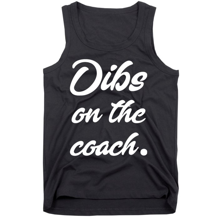 Dibs On The Coach For Coach's Wife Funny Baseball Tee Tank Top