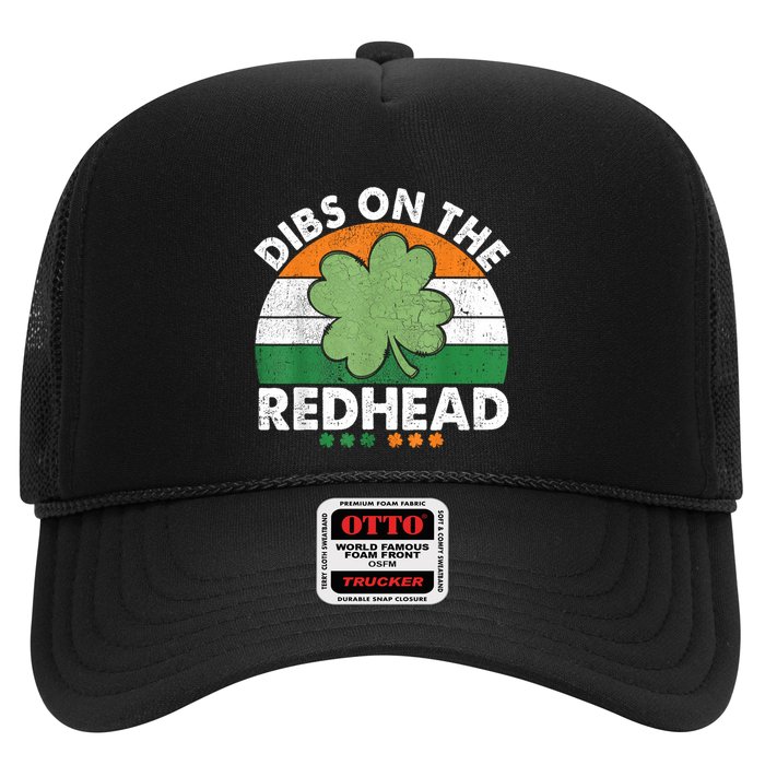 Dibs On The Redhead Funny St Patricks Day Drinking Trucker Hat