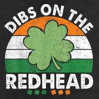 Dibs On The Redhead Funny St Patricks Day Drinking Trucker Hat