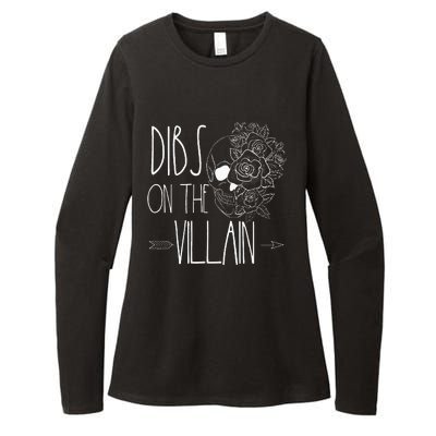 Dibs On The Villain Spicy Books Women Smutty Merch Romantasy Womens CVC Long Sleeve Shirt