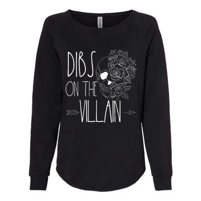 Dibs On The Villain Spicy Books Women Smutty Merch Romantasy Womens California Wash Sweatshirt