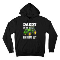 Daddy Of The Birthday Boy Family Tractors Farm Trucks Bday Hoodie