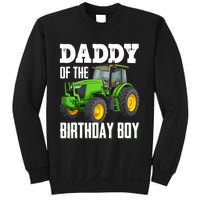 Daddy Of The Birthday Boy Family Tractors Farm Trucks Bday Sweatshirt