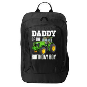 Daddy Of The Birthday Boy Family Tractors Farm Trucks Bday City Backpack