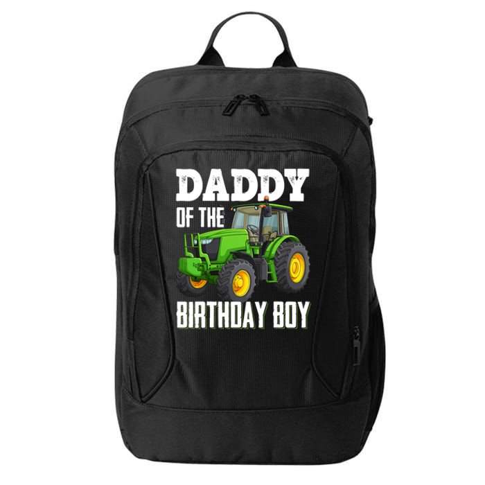 Daddy Of The Birthday Boy Family Tractors Farm Trucks Bday City Backpack