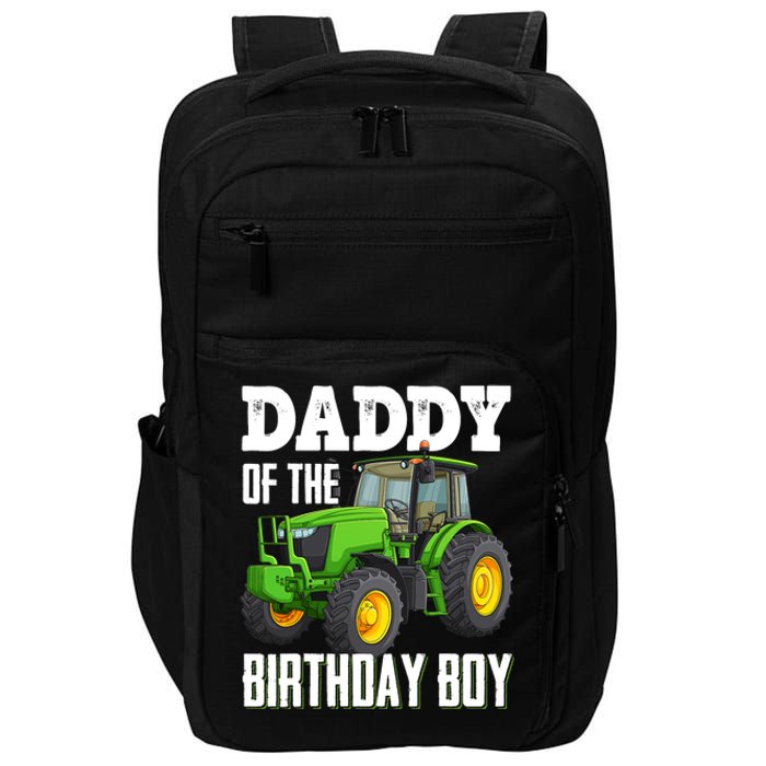 Daddy Of The Birthday Boy Family Tractors Farm Trucks Bday Impact Tech Backpack