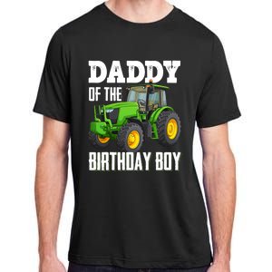 Daddy Of The Birthday Boy Family Tractors Farm Trucks Bday Adult ChromaSoft Performance T-Shirt