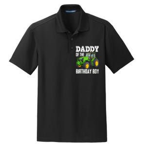 Daddy Of The Birthday Boy Family Tractors Farm Trucks Bday Dry Zone Grid Polo