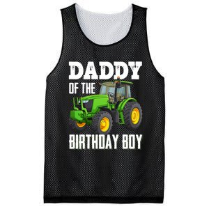 Daddy Of The Birthday Boy Family Tractors Farm Trucks Bday Mesh Reversible Basketball Jersey Tank