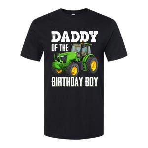 Daddy Of The Birthday Boy Family Tractors Farm Trucks Bday Softstyle CVC T-Shirt