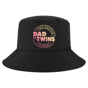 Dad of Twins Funny New Dad To Be Tired Love Proud Cute Cool Comfort Performance Bucket Hat