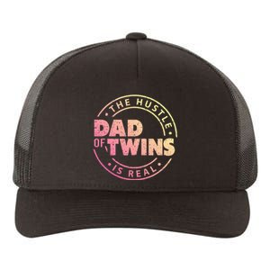 Dad of Twins Funny New Dad To Be Tired Love Proud Cute Yupoong Adult 5-Panel Trucker Hat