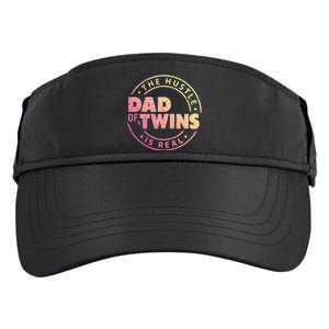 Dad of Twins Funny New Dad To Be Tired Love Proud Cute Adult Drive Performance Visor