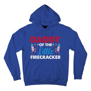 Daddy Of The Little Firecracker 4th Of July Birthday Party Gift Hoodie